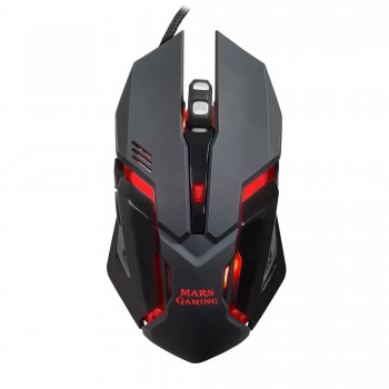 MARS GAMING MRM0 Óptico 4000 DPI Negro