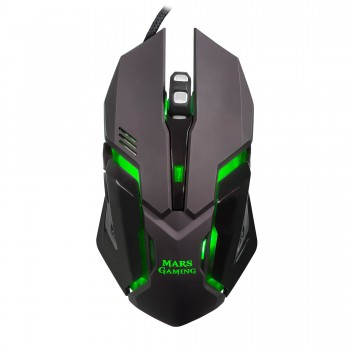 MARS GAMING MRM0 Óptico 4000 DPI Negro
