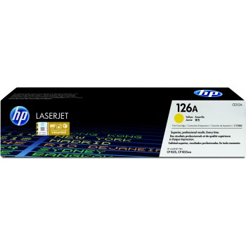 Cartucho de toner original LaserJet HP 126A amarillo CE312A