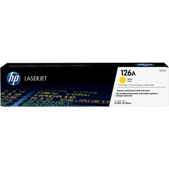 Cartucho de toner original LaserJet HP 126A amarillo CE312A