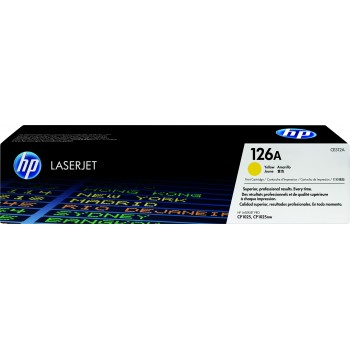 Cartucho de toner original LaserJet HP 126A amarillo CE312A