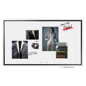 Samsung WM65R - 65" - LED 4K Ultra HD Táctil - Blanco LH65WMRWBGCXEN