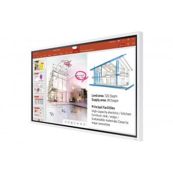 Samsung WM65R - 65" - LED 4K Ultra HD Táctil - Blanco LH65WMRWBGCXEN