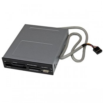 StarTech.com Adaptador Bahía Frontal 3.5in Lector  35FCREADBK3