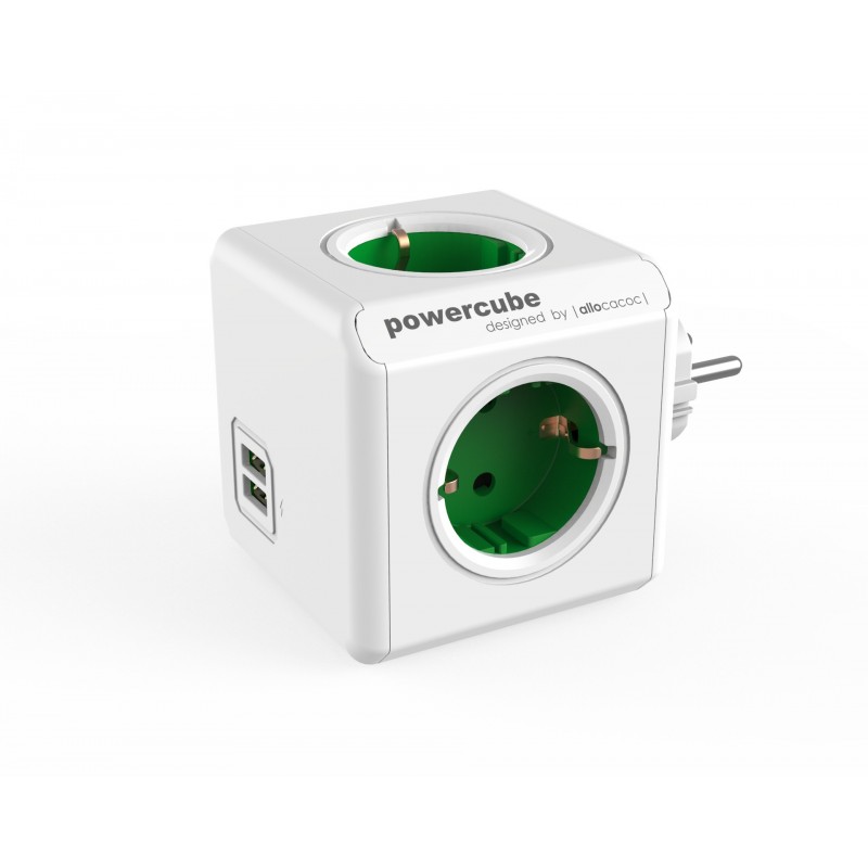 Allocacoc PowerCube original usb - Unidad de distribución de potencia - CA 220-240 V - conectores de 1202GN DEOUPC