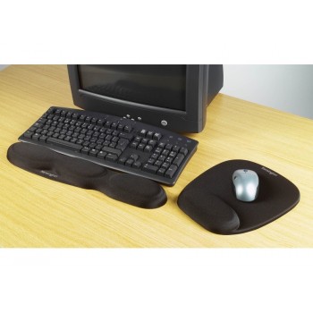 Kensington Foam Mouse Wristrest - Alfombrilla de ratón con apoyamuñecas - negro 62384