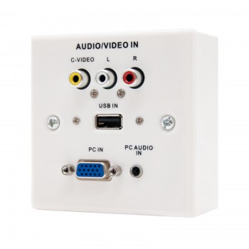 PLACA PARED NC VGA JACK3.5 USB2.0 3XRCA 10.35.0002