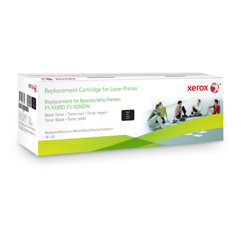 Compatible con Kyocera FS-1030D 1030DN - Xerox Cartucho de tóner negro. Equivalente a Kyocera TK-120.  003R99773