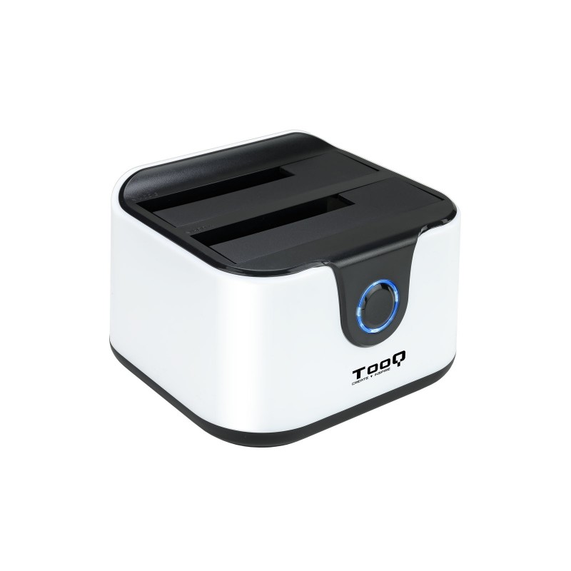 Tooq TQDS-802BW Docking Station Doble Bahía HDD NB