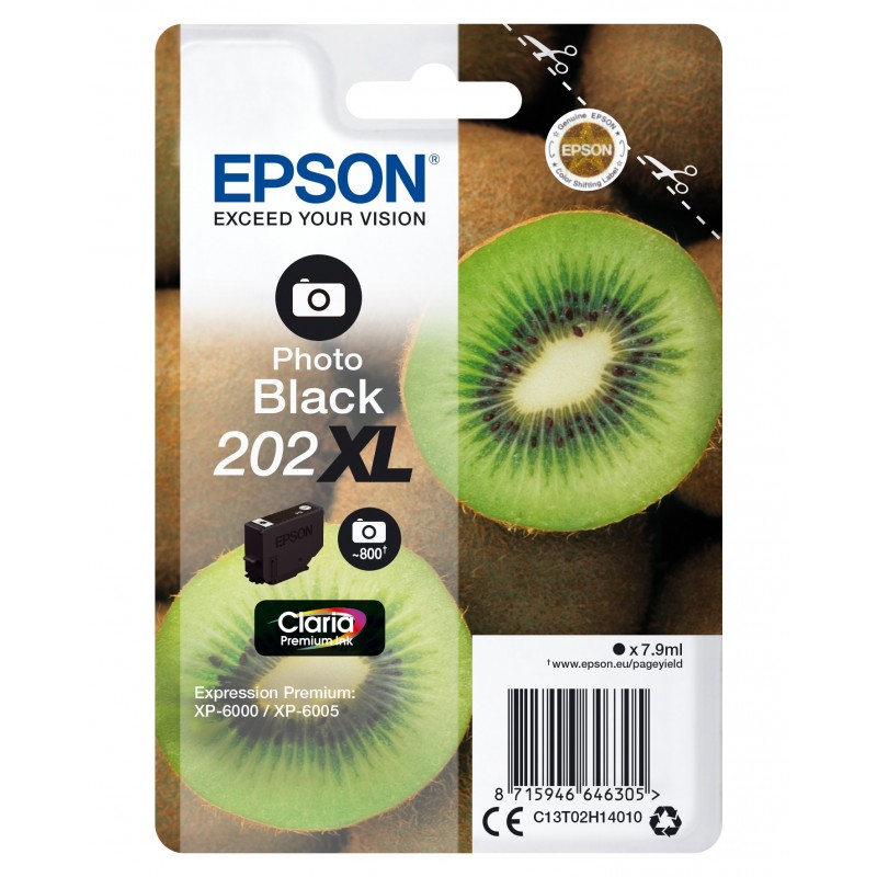 Epson 202XL 202XL Foto negro C13T02H14010