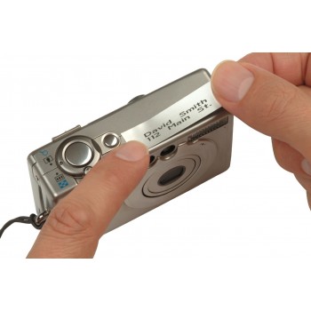 CINTA DYMO METALIZA NEGRO PLATA S0721730