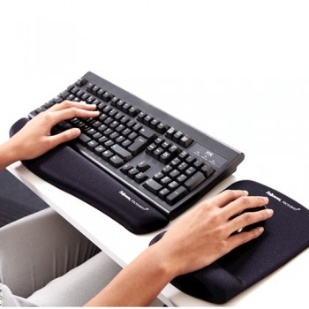 Fellowes 9252003, Negro, Monótono, Tela, Espuma, 184 mm, 238 mm, 2,5 cm
