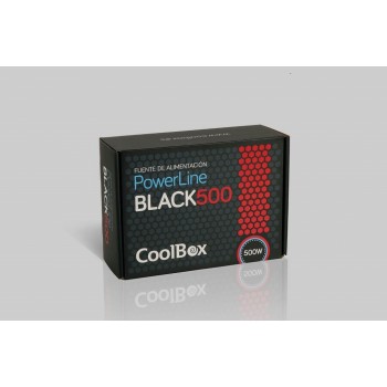 FUENTE ALIMENTACION ATX 500W POWERLINE COOLBOX COO-FAPW500-BK