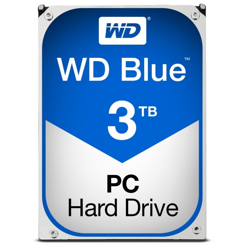 WD Blue WD30EZRZ - Disco duro - 3 TB - interno - 3.5" - SATA 6Gb s - 5400 rpm - búfer  64 MB (reacon