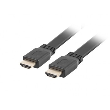Lanberg CA-HDMI-21CU-0018-BK, 1,8 m, HDMI tipo A (Estándar), HDMI tipo A (Estándar), 3D, 18 Gbit s, 