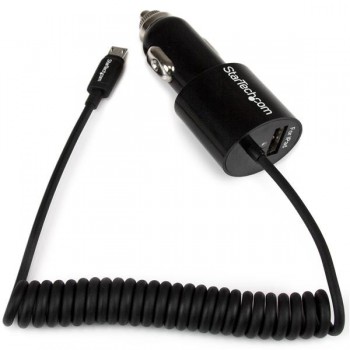 StarTech.com Cargador USB de 2 Puertos para Coche  USBUB2PCARB