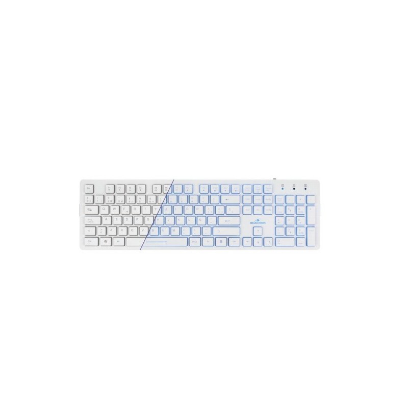 BLUESTORK KB-LUMI Wired Blanco KB-W-LUMI-SP