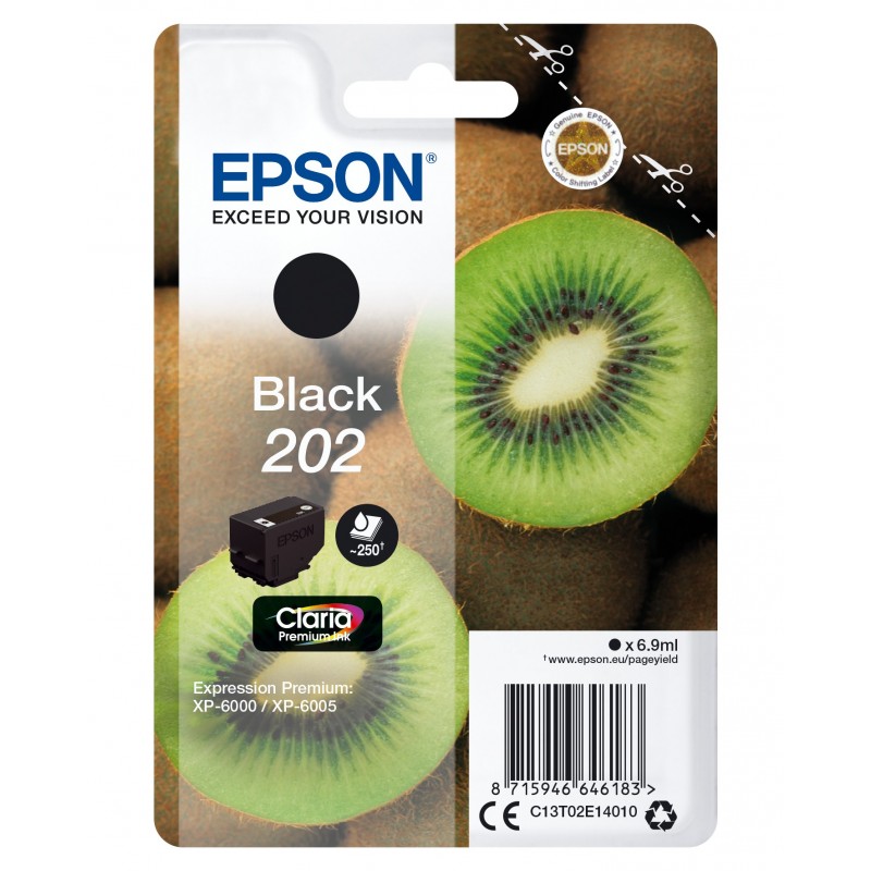 Epson 202 202 Negro C13T02E14010