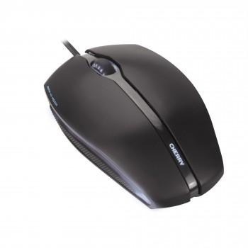 Cherry Gentix Illuminated Óptico 1000 DPI Negro JM-0300