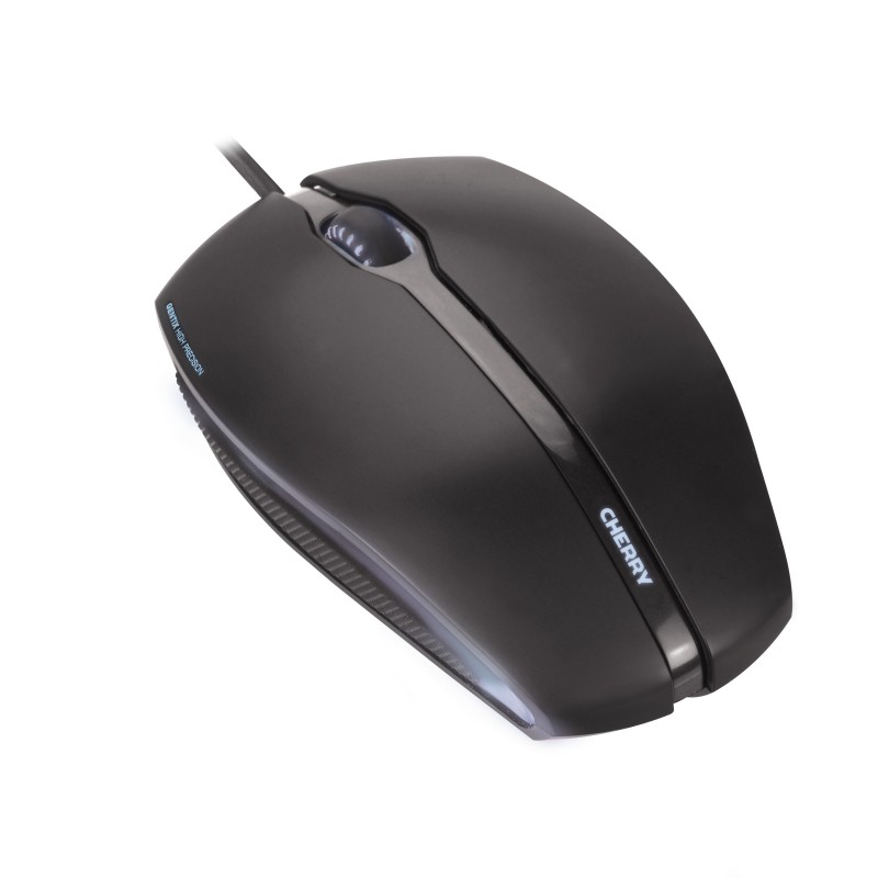 Cherry Gentix Illuminated Óptico 1000 DPI Negro JM-0300