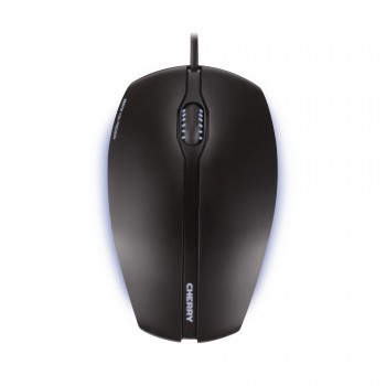 Cherry Gentix Illuminated Óptico 1000 DPI Negro JM-0300
