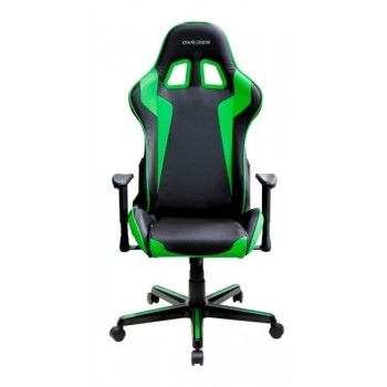 DXRacer OH FE00 NE ZERO, Silla para videojuegos de PC, Asiento acolchado, Respaldo acolchado, Plata, GC-F00-NE-E1