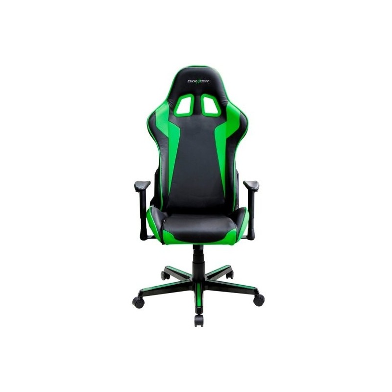 DXRacer OH FE00 NE ZERO, Silla para videojuegos de PC, Asiento acolchado, Respaldo acolchado, Plata, GC-F00-NE-E1