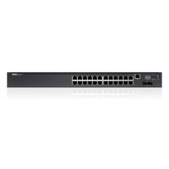 DELL PowerConnect N2024 Gestionado L3 Gigabit Ethernet (10 100 1000) Negro 1U 210-ABNV