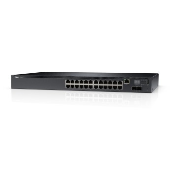 DELL PowerConnect N2024 Gestionado L3 Gigabit Ethernet (10 100 1000) Negro 1U 210-ABNV