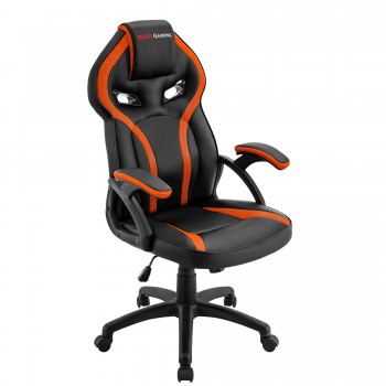 Mars Gaming MGC118, Silla para videojuegos universal, Universal, 130 kg, Asiento acolchado, Respaldo MGC118BO