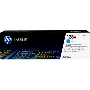 Cartucho de toner original LaserJet HP 128A cian CE321A