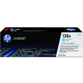 Cartucho de toner original LaserJet HP 128A cian CE321A