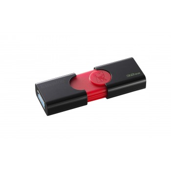 Kingston Technology DataTraveler 32GB 3.0 (3.1 Gen 1) Negro, Rojo DT106 32GB