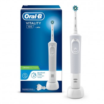 Oral-B Vitality 100 CrossAction, Batería, Batería  VITAL CROSS 100 BLANCO