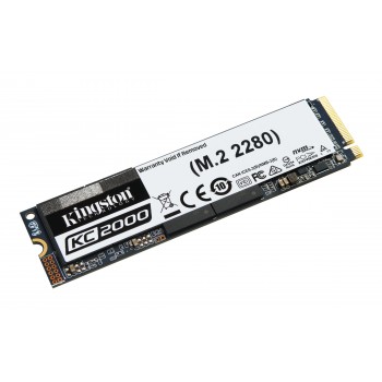 Kingston Technology KC2000 M.2 2000 GB PCI Express 3.0 3D TLC NVMe SKC2000M8 2000G