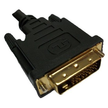 (REACONDICIONADO) 3GO HDMI-DVI CDVIHDMI CONECTORES MACHO MACHO - 2M - NEGRO