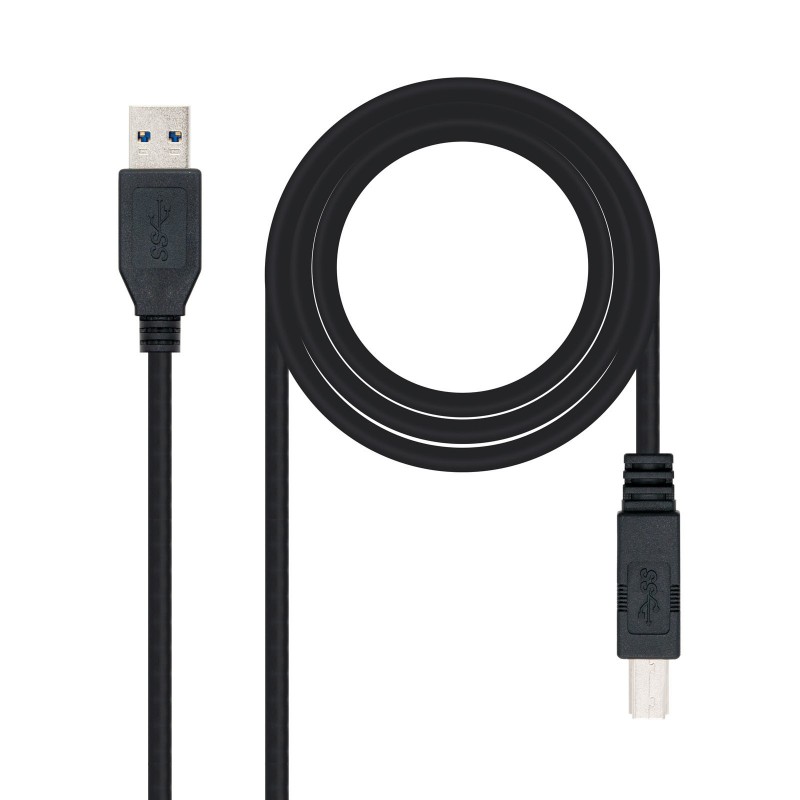 CABLE USB 3.0 PARA IMPRESORA M-M 2M 10.01.0802-BK