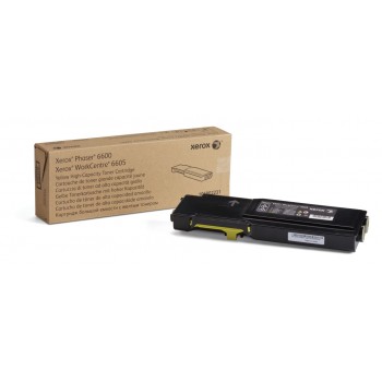 Cartuchos de tóner original Xerox para WorkCentre 6605, Phaser 6600 amarillo alta capacidad 106R02231