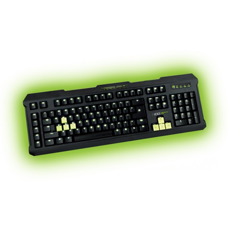 KEEPOUT F100 Wired Negro F100S