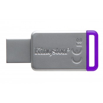 Kingston Technology DataTraveler 8GB USB 3.0 (3.1 Gen 1) Tipo A Púrpura, Plata DT50 8GB