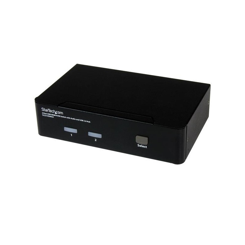 StarTech.com Conmutador Switch KVM 2 puertos HDMI  SV231HDMIUA