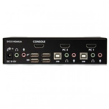 StarTech.com Conmutador Switch KVM 2 puertos HDMI  SV231HDMIUA