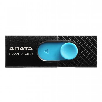 A-DATA UV220 64GB USB 2.0 Negro, Azul AUV220-64G-RBKBL