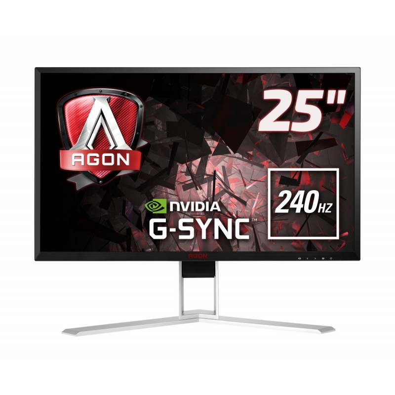 AOC AGON - 24.5 - Full HD - TN - 1 ms - Negro, Rojo - AG251FG