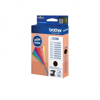 Brother LC-223BK, Negro, Brother MFC-J4420DW, MFC-J4625DW, Inyección de tinta, ISO   IEC 24711, A4,  LC223BK