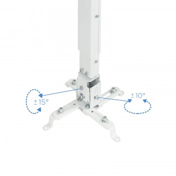 TooQ PJ2012T-W, Techo, 20 kg, 13 cm, 65 cm, -15 - 