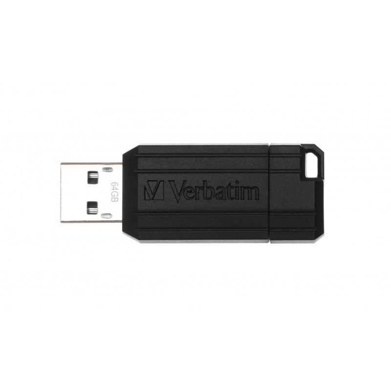 Verbatim PinStripe 64GB 2.0 Negro 49065