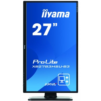 iiyama ProLite XB2783HSU-B3, 68,6 cm (27"), 1920 x 1080 Pixeles, LED, 4 ms, 300 cd   m², Negro