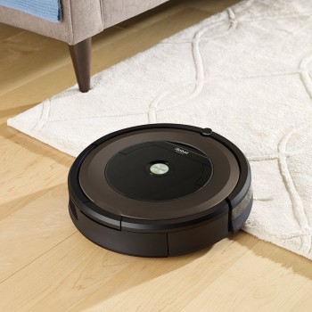 iRobot Roomba 896, Negro, Marrón, Alrededor, 0,6 L, AeroForce, Alfombra, Suelo duro, Laminado, Ión d R896040