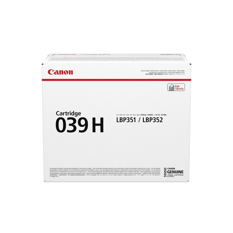 Canon 039H Negro 0288C001